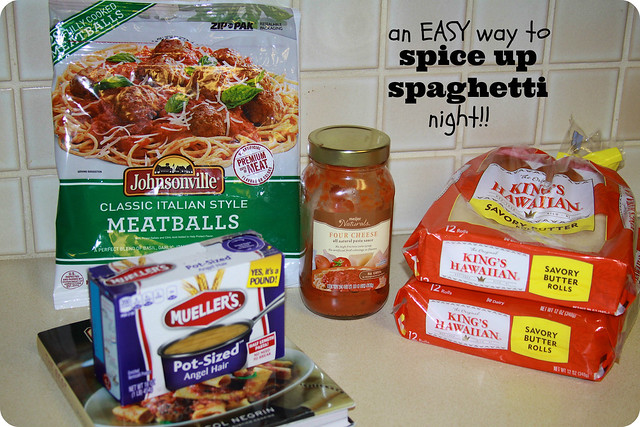 an easy way to spice up spaghetti night