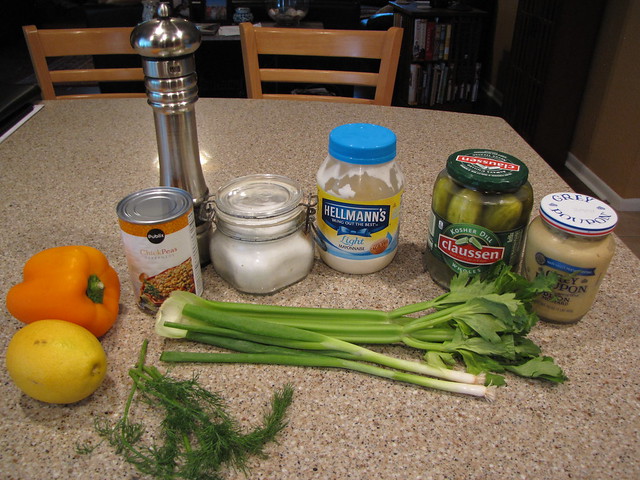 Chickpea Salad Ingredients
