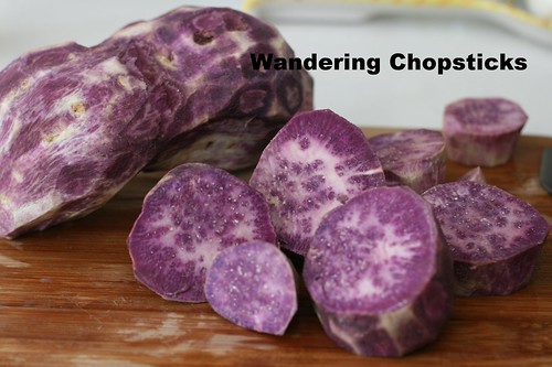 Candied Okinawan Purple Sweet Potatoes with Marshmallow Topping 5