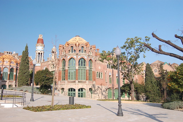西班牙 巴塞隆納 聖十字聖保羅醫院 Hospital de la Santa Creu i Sant Pau Barcelona Spain