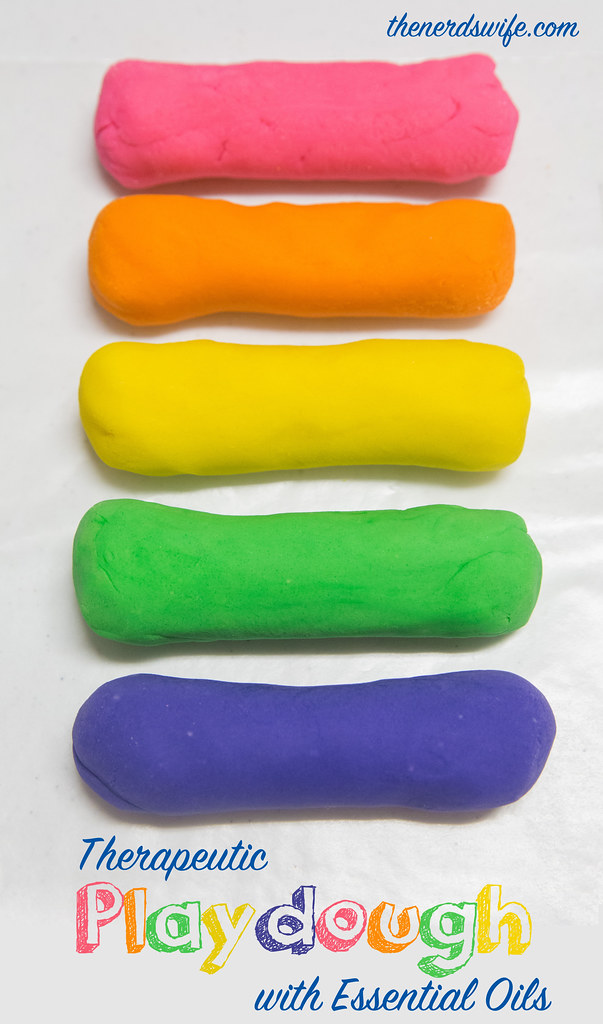 Therapeutic Playdough with Essential Oils