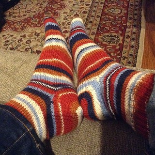 #operationsockdrawer Finished my TAAT Regia Sport socks for my clogs. LOVE this colorway!