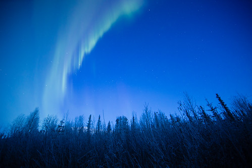 Aurora at Dawn, Coldfoot, AK