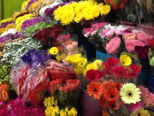 Farmers Market, flowers