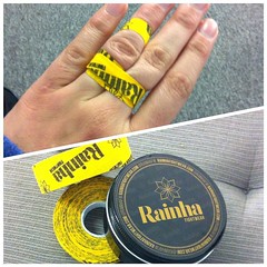My new @rainhafw finger tape arrived just in time for the most important night of the week #compclass #gripfight #nowhitetape