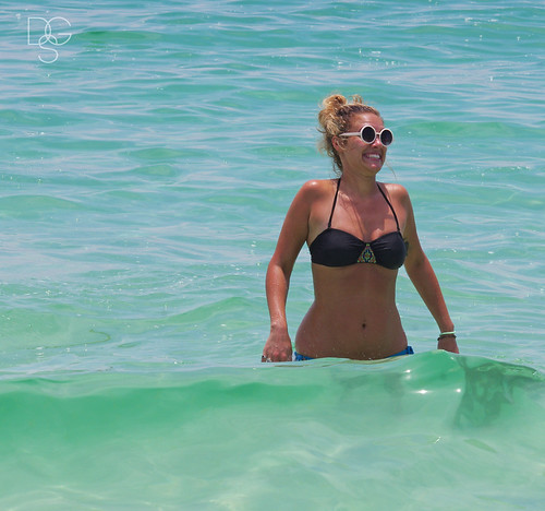 woman sexy beach gulfofmexico beautiful sunglasses waves florida bikini blond destin miramarbeach