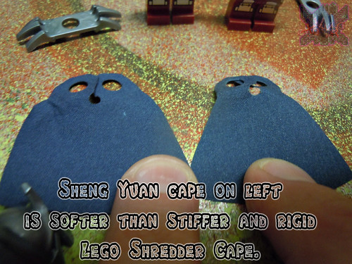Sheng Yuan TEENAGE MUTANT NINJA TURTLES :: "SHREDDER" Bootleg Minifigure Set xiii  / ..with LEGO "SHREDDER" '13 (( 2014 ))