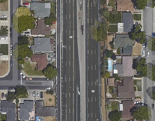 San Tomas Expressway at El Camino Real, Santa Clara, California