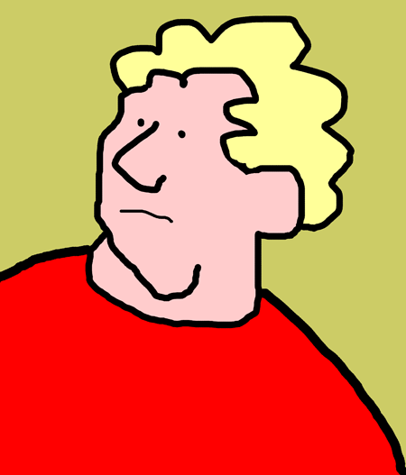 Man in Red Sweatshirt