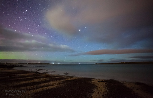 longexposure blue sea sky seascape beach water beautiful night clouds canon stars landscape island eos scotland orkney scenery colours bright display wideangle 2nd northsea astrophotography aurora churchill land barrier astronomy nightsky february fullframe dslr barriers uninhabited 23rd northernlights holm borealis glimps 2015 ef1740 5dmkii
