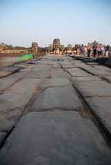 Causeway leading to West Gate at Angkor Wat