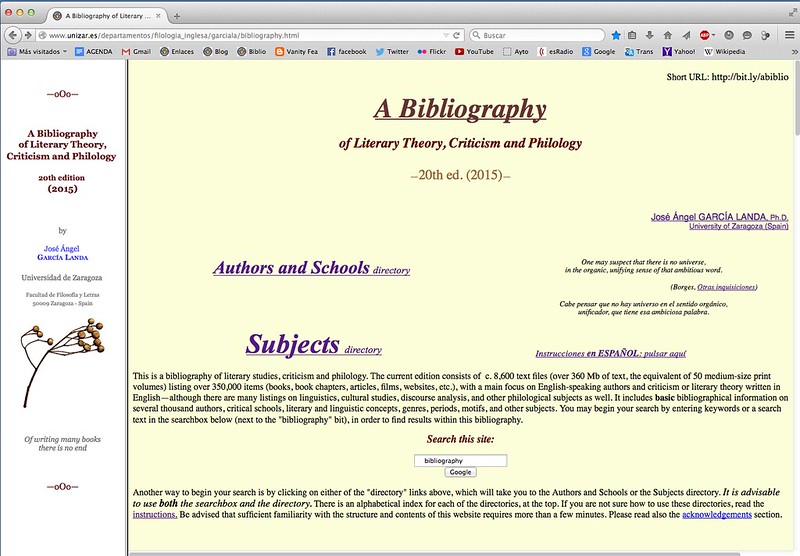 20th edition of the Bibliography