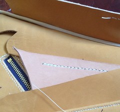 Leather stitches