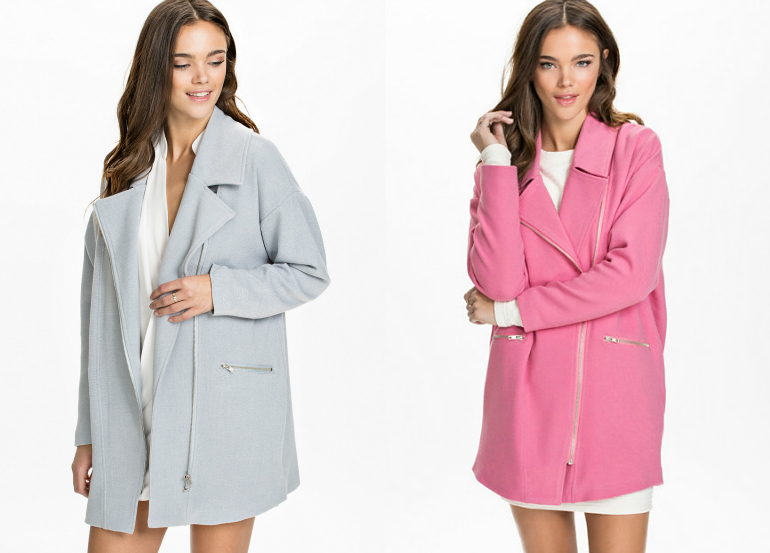 zipped coat, fashion is a party, fashion blogger, pink coat, light blue coat, roze jas, lichtblauwe jas, zomerjas, nelly, notion 1.3, mode lente 2015, modetrends lente zomer 2015