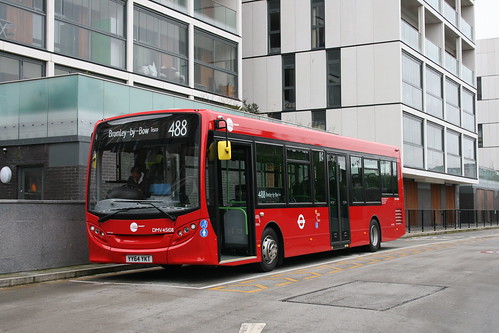 Tower Transit DMV45108 on Route 488, Dalston Junction