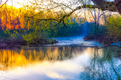 fog sunrise river virginia rappahannock