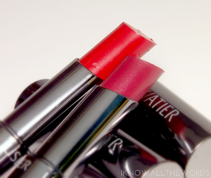 Lise Watier Rouge Fondant Supreme Lipstick swatches- Anna and Emma (7)