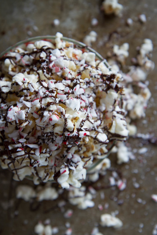 Chocolate Candy Cane Kettle Corn