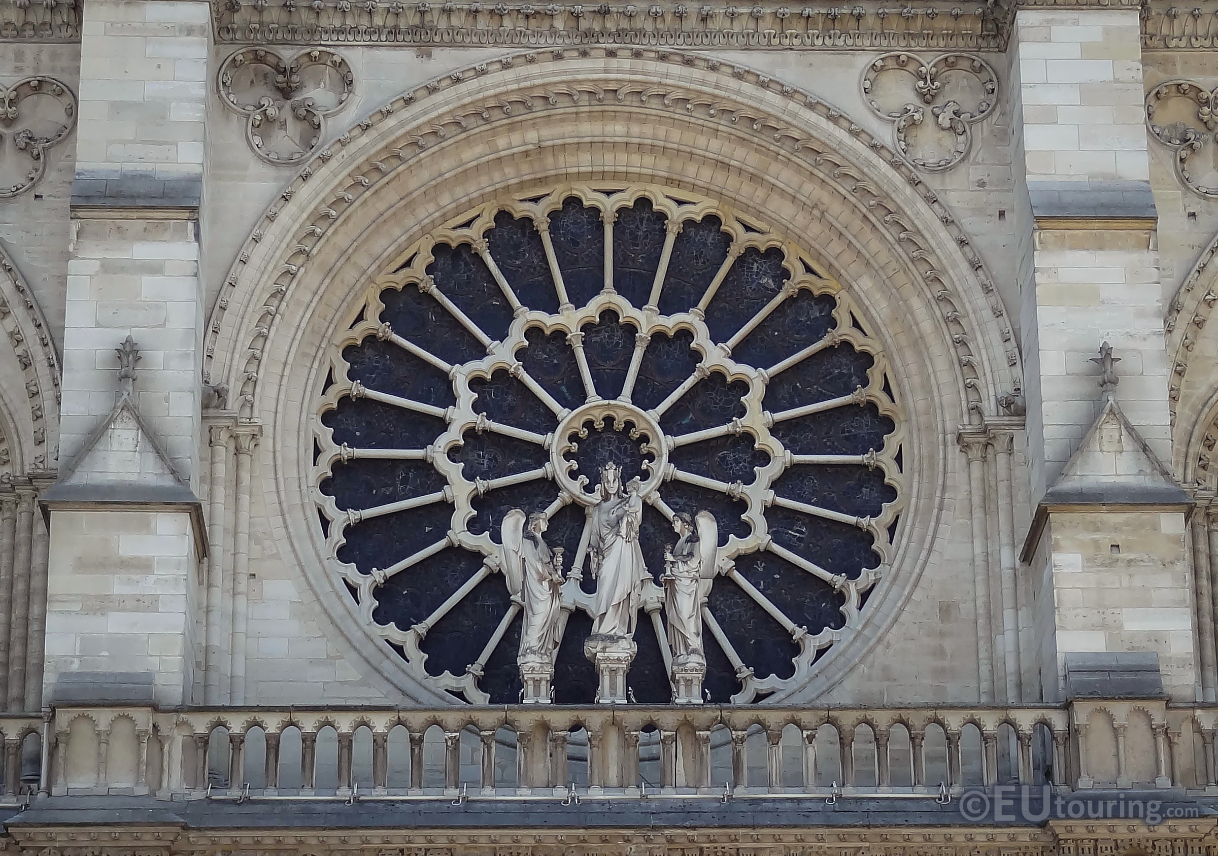 Close up detail at Notre Dame