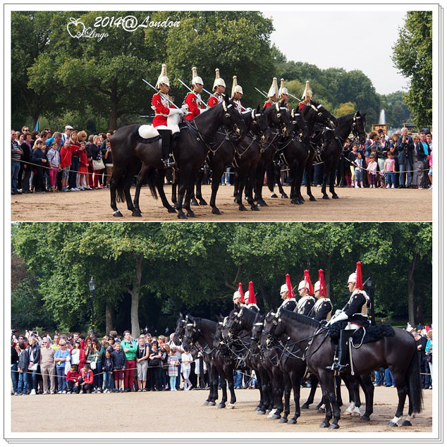 倫敦】2014玩在倫敦(七)騎在馬上的帥氣衛兵‧禁衛騎兵團部Horse Guards