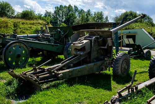 100 mm vz53 antitank gun museum demarkation line rokycany muzeum na demarkační linii military army ww2