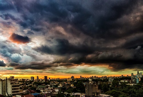 city argentina clouds atardecer buenosaires ciudad nubes ocaso