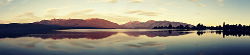 travel sea newzealand panorama sunshine sunrise reflections neuseeland