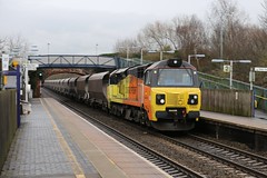 Colas class 70 on the Gloucester N.Y to Portbury Coal working