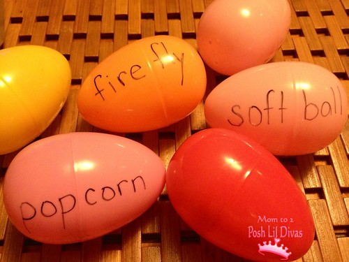Compound Word Eggs from Mom to 2 Posh Lil Divas