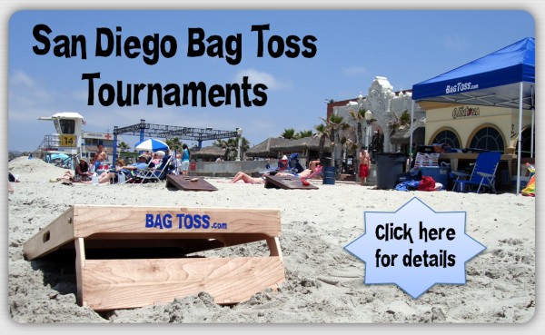 Bag Toss Cornhole tournaments in San Diego OMBAC