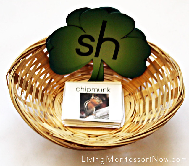 sh, ch, and th St. Patrick's Day Sorting Basket