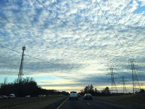 sunset clouds north carolina interstate 85 kannapolis