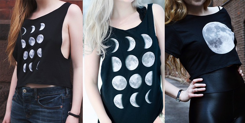 click through for DIY Moon Shirts with Free Printables! on juliettelaura.blogspot.com