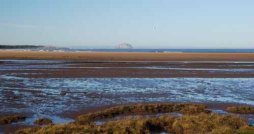 View to the Bass Rock from Dunbar