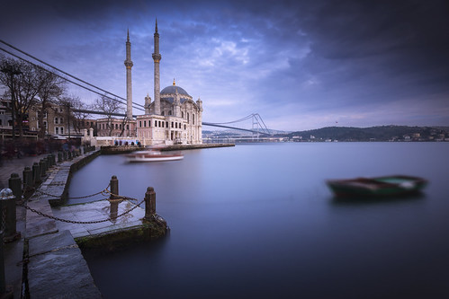 longexposure sea bw clouds canon turkey landscape lowlight view istanbul mosque le 1740 6d ndfilter ortakoy ortaköy nd1000