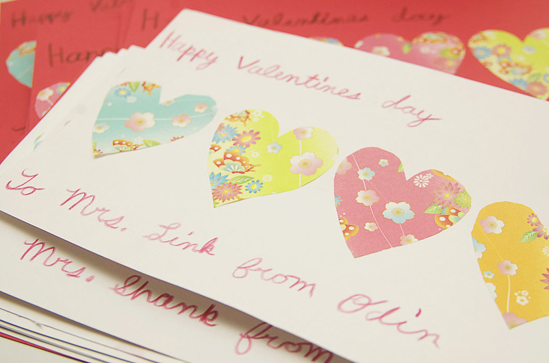 43/365. odin's valentine's day cards.