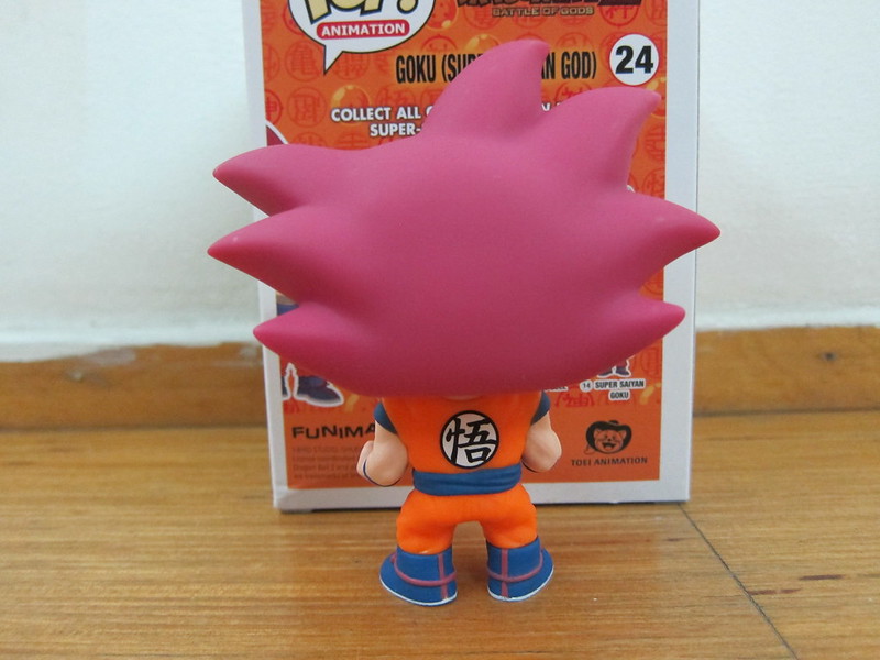 Funko Pop Goku (Super Saiyan God) - Back