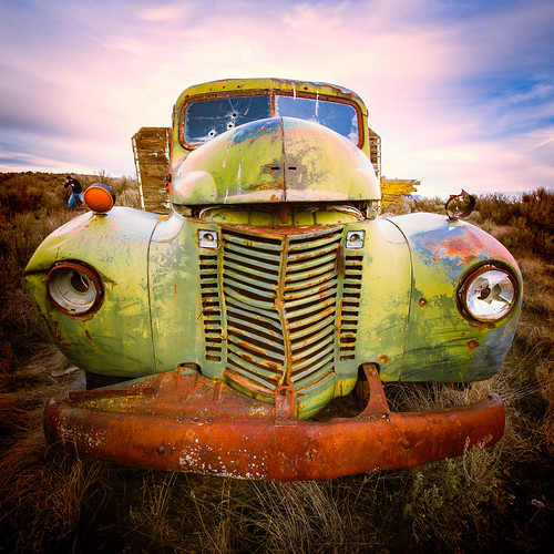 sunset truck moody rusty adamscounty sagebrush