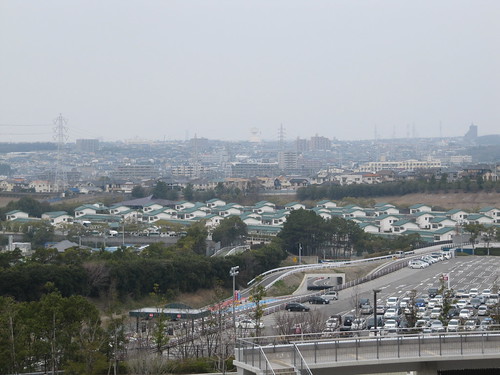 中京競馬場から見下ろす名古屋市緑区