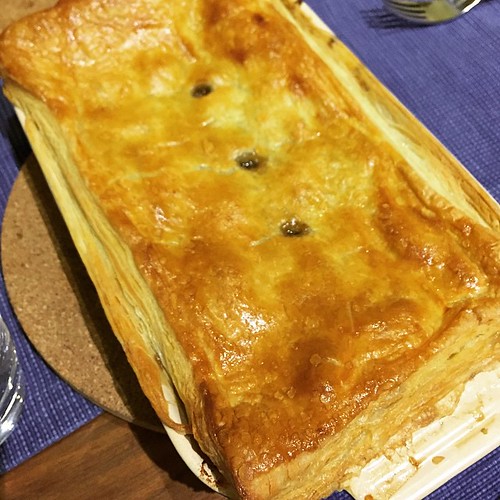 Cow pie for dinner. @RosieRamsden recipe, @breadahead puff pastry.