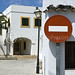 Ibiza - Colorful sign, buildings, Sant Joan de Labritja, Ibiza, Spain