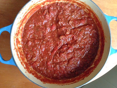 rich, tasty homemade spaghetti sauce