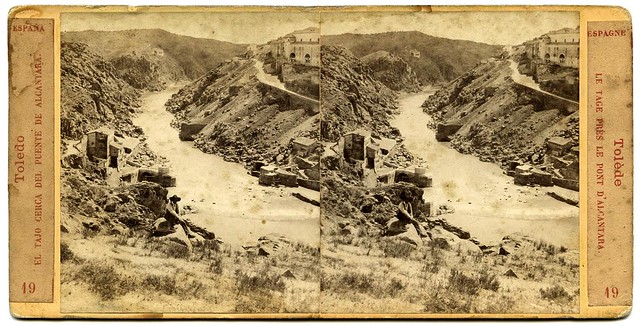 Torno del Tajo en 1863. Fotografía de Ernest Lamy. Colección Luis Alba