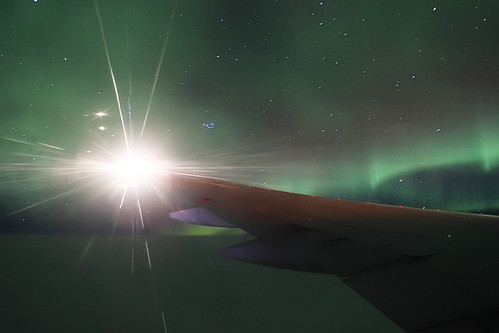 Northern Lights from United Flight 87