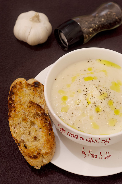 Supa crema cu usturoi copt (9)