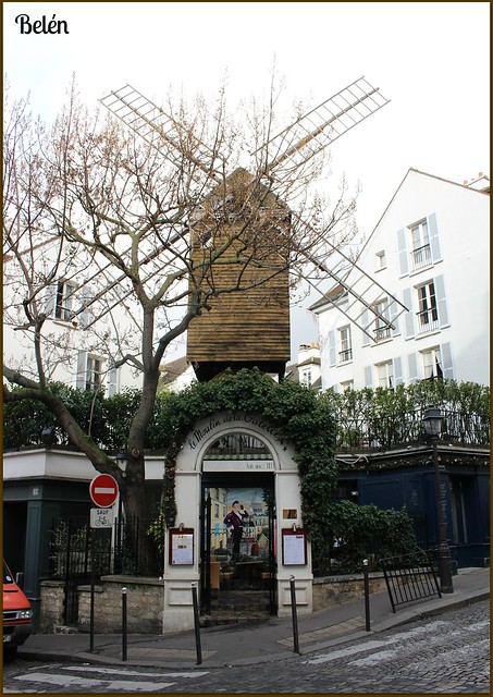 Moulin de La Galette. Montmartre, París.