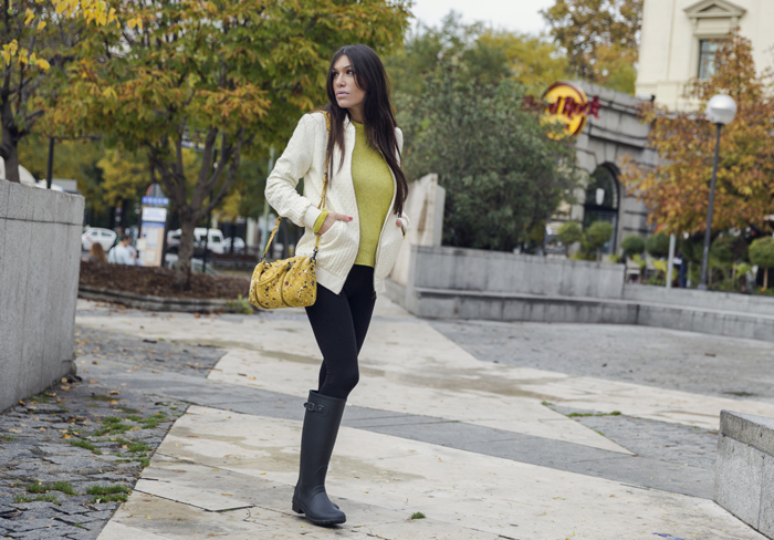 street style barbara crespo zadig and voltaire outfit autumn yellow fashion blogger blog de moda