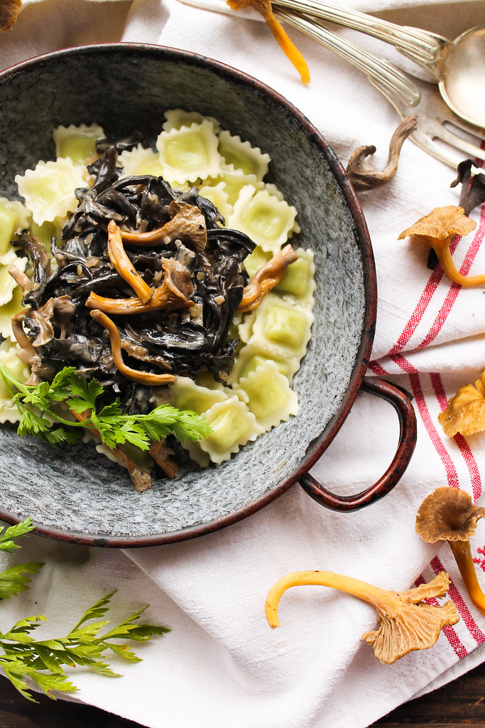 Ravioles Aux Champignons Des Bois - Aime & Mange