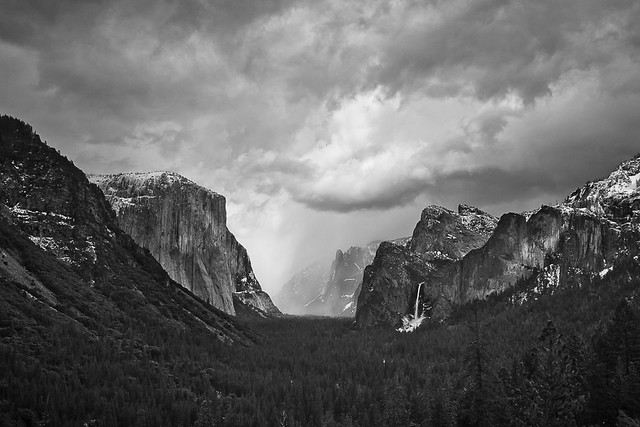 Spring Storm Arriving in Yosemite Valley