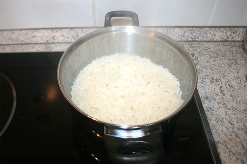 24 - Reis ausdampfen lassen / Vapor rice